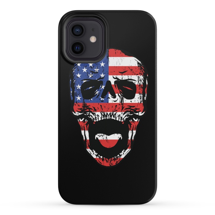 iPhone 12 mini StrongFit American Till Die by Afif Quilimo