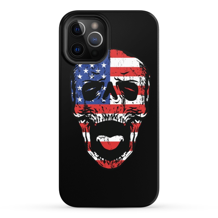 iPhone 12 Pro StrongFit American Till Die by Afif Quilimo