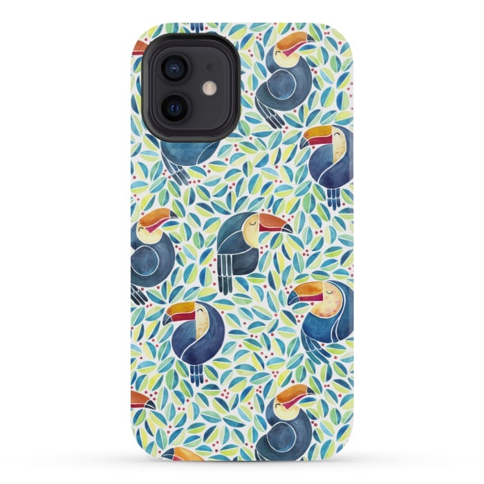 iPhone 12 mini StrongFit Toucan Do It by gingerlique