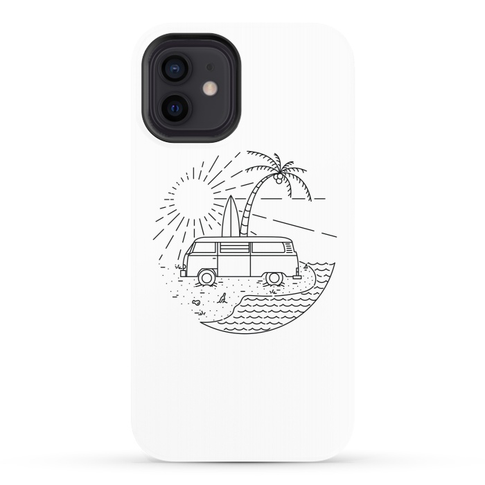 iPhone 12 StrongFit Van and Beach by Afif Quilimo