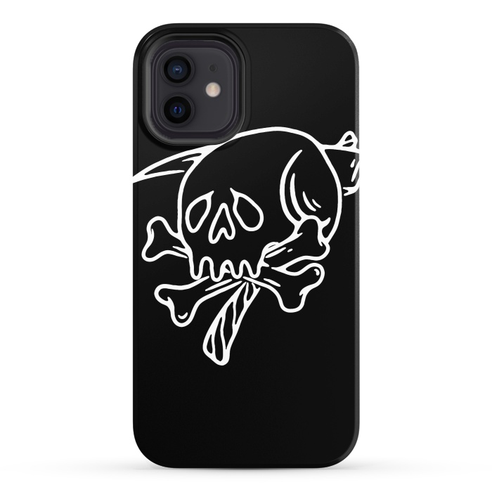 iPhone 12 StrongFit Skull Reaper by Afif Quilimo