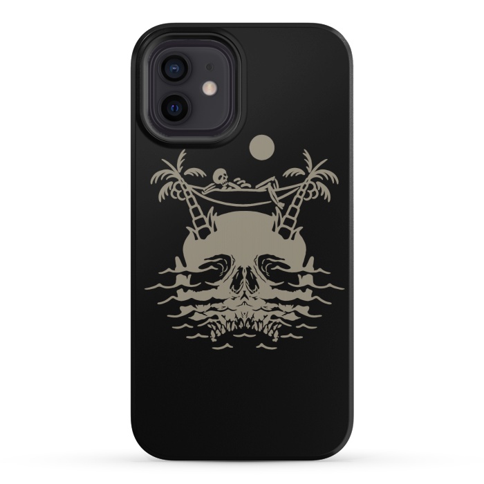 iPhone 12 mini StrongFit Skull Island 3 by Afif Quilimo