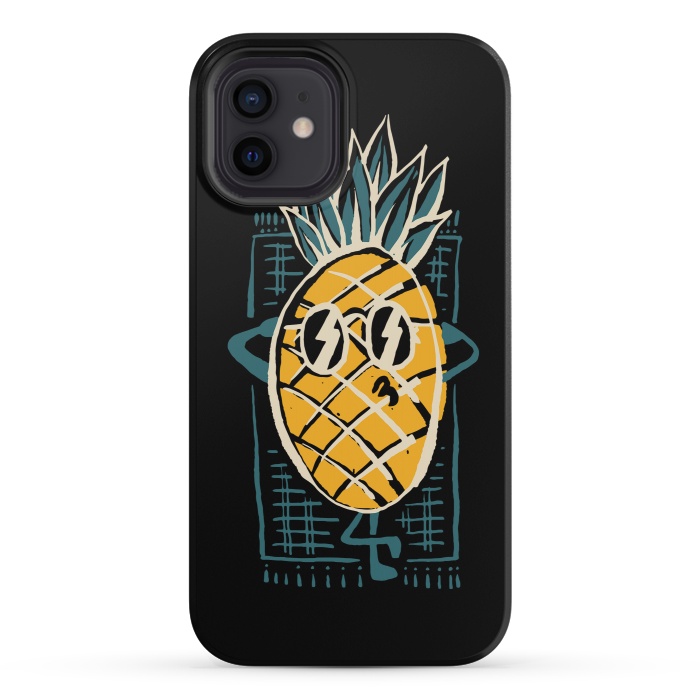 iPhone 12 mini StrongFit Pineapple Sunbathe 1 by Afif Quilimo