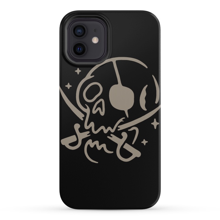 iPhone 12 mini StrongFit Skull and Swords by Afif Quilimo