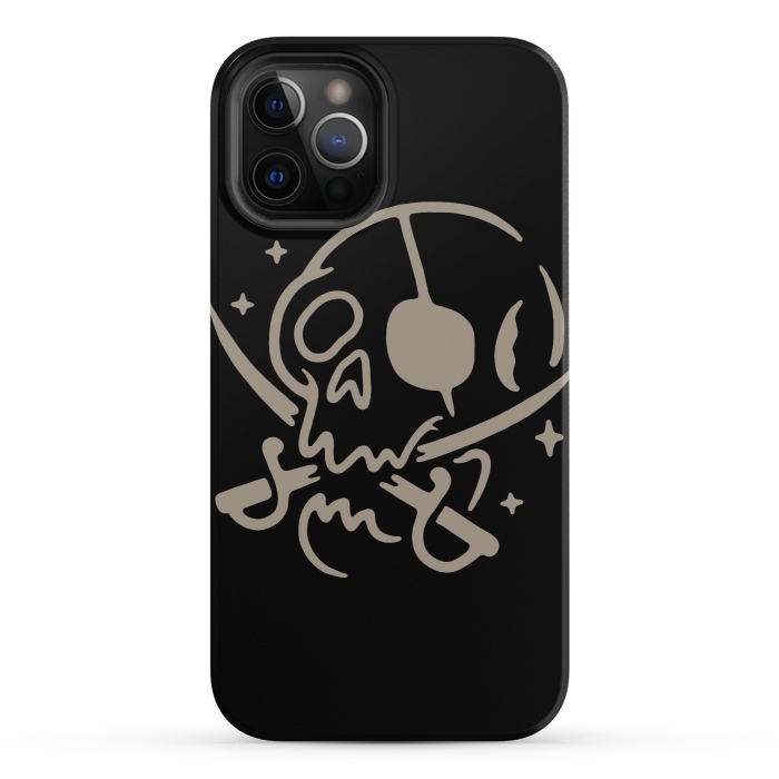 iPhone 12 Pro StrongFit Skull and Swords by Afif Quilimo