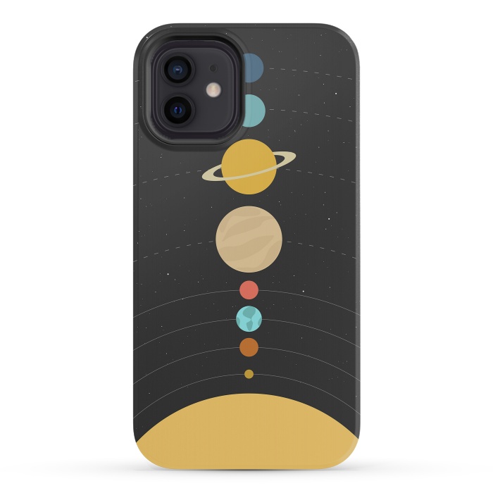 iPhone 12 mini StrongFit Solar System by ArtPrInk