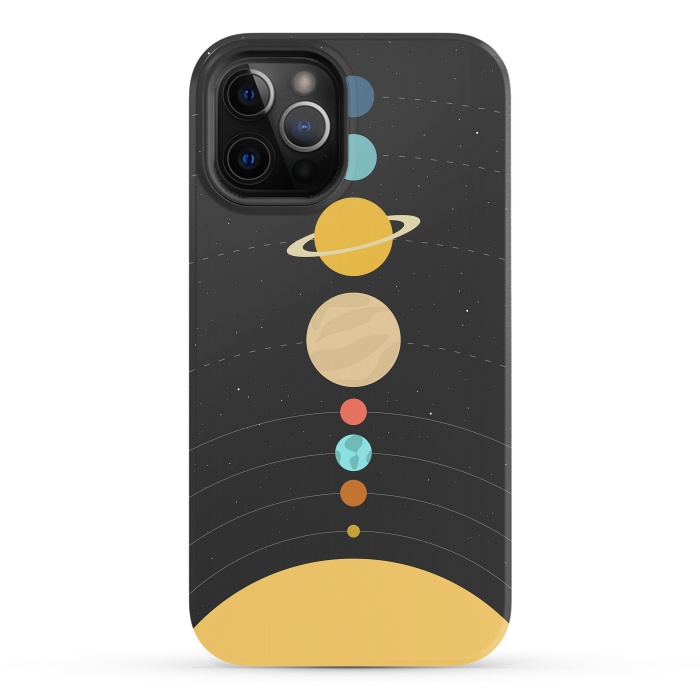 iPhone 12 Pro StrongFit Solar System by ArtPrInk
