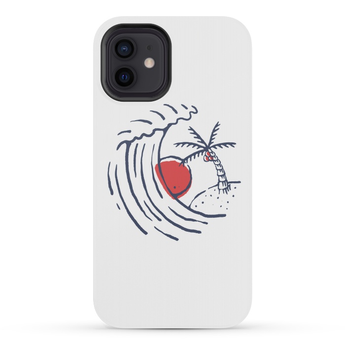 iPhone 12 mini StrongFit Great Wave 1 by Afif Quilimo