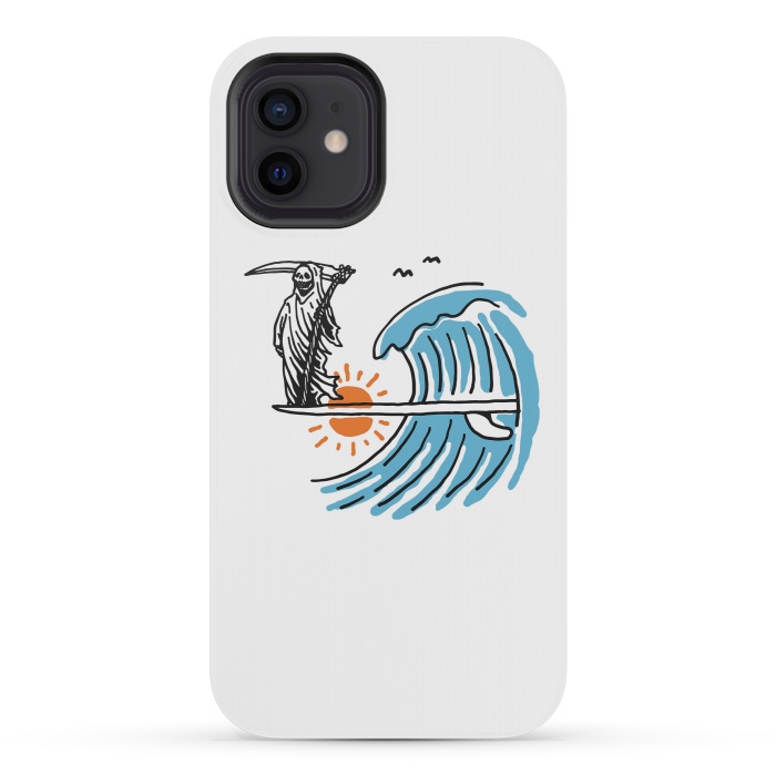 iPhone 12 mini StrongFit Grim Surfer 1 by Afif Quilimo