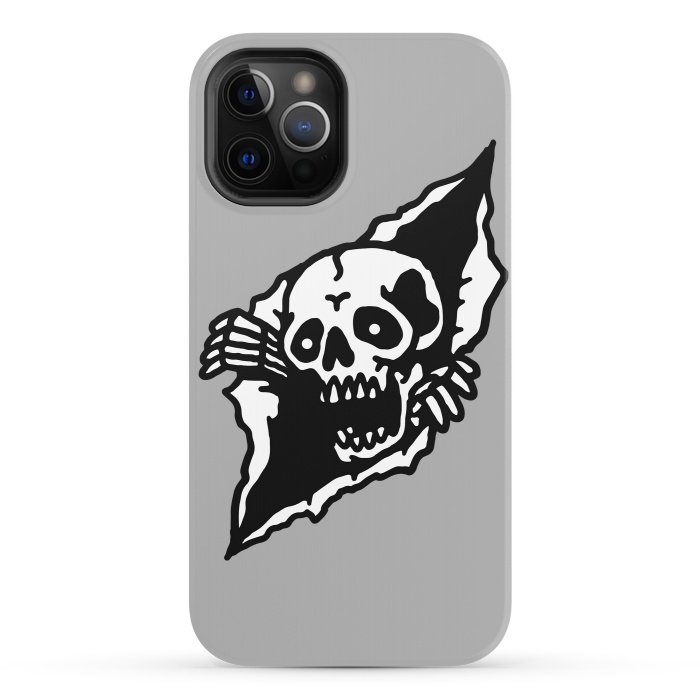 iPhone 12 Pro StrongFit Skull Tearing up by Afif Quilimo