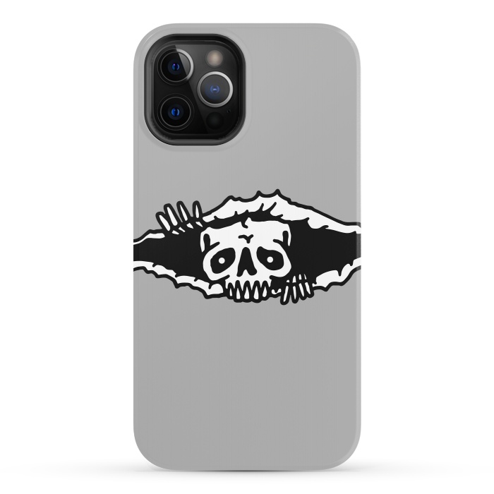 iPhone 12 Pro StrongFit Skull Tearing up 1 by Afif Quilimo