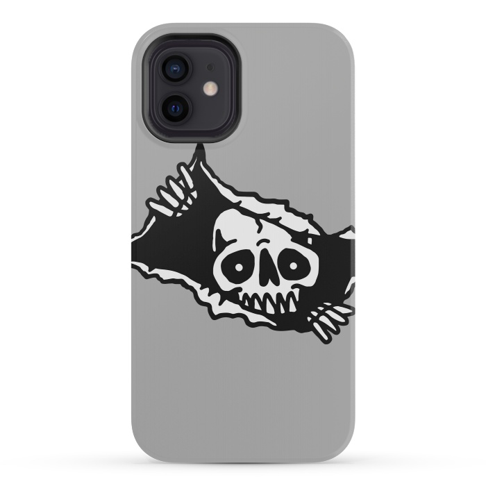 iPhone 12 mini StrongFit Skull Tearing up 3 by Afif Quilimo