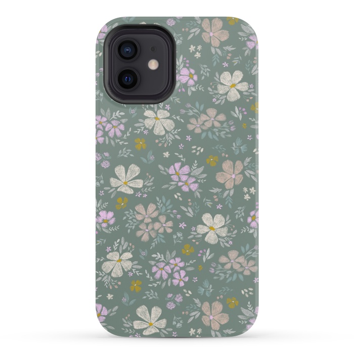 iPhone 12 mini StrongFit Spring Bouquet by Tishya Oedit