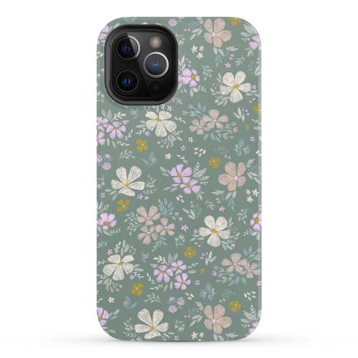 iPhone 12 Pro StrongFit Spring Bouquet by Tishya Oedit