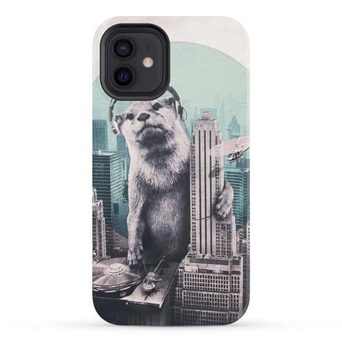 iPhone 12 StrongFit DJ Otter by Ali Gulec