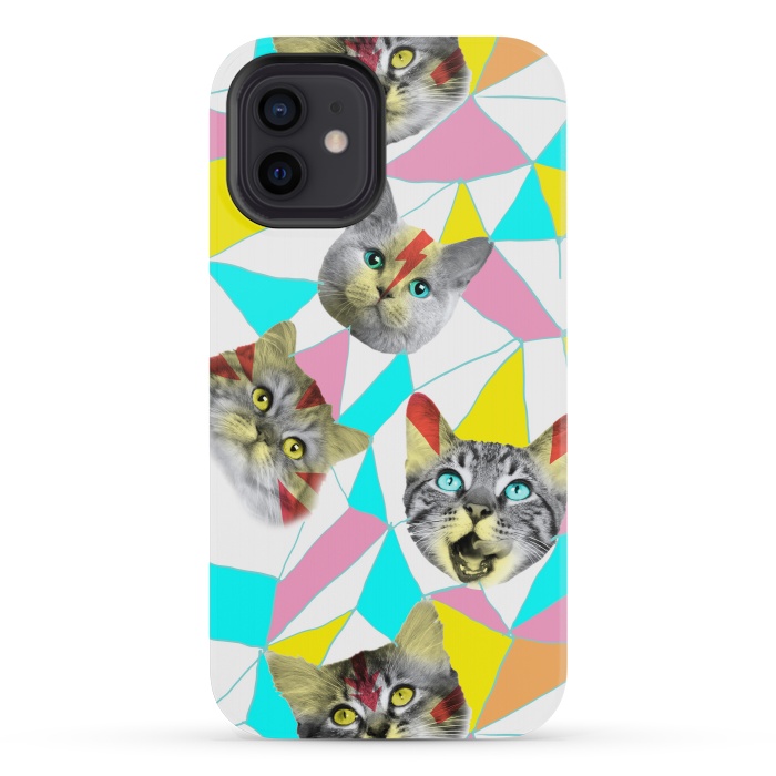 iPhone 12 mini StrongFit Cats Band by Ali Gulec