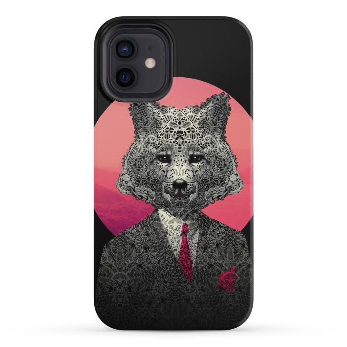 iPhone 12 mini StrongFit Mr. Fox by Ali Gulec