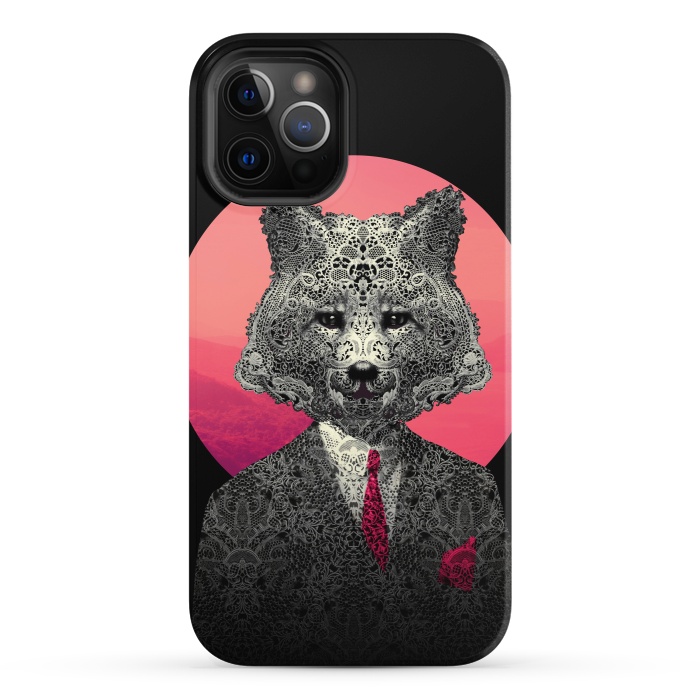 iPhone 12 Pro StrongFit Mr. Fox by Ali Gulec