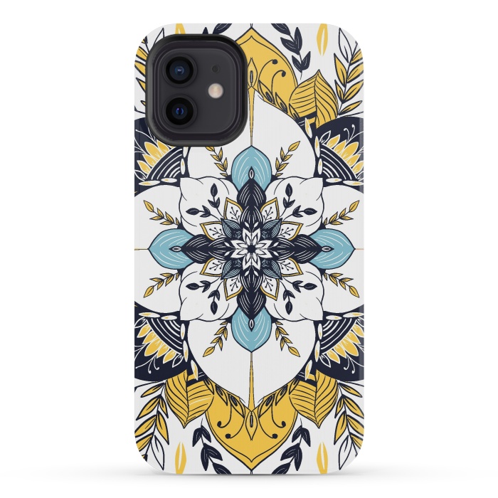iPhone 12 mini StrongFit Stained Glass Boho by Rose Halsey