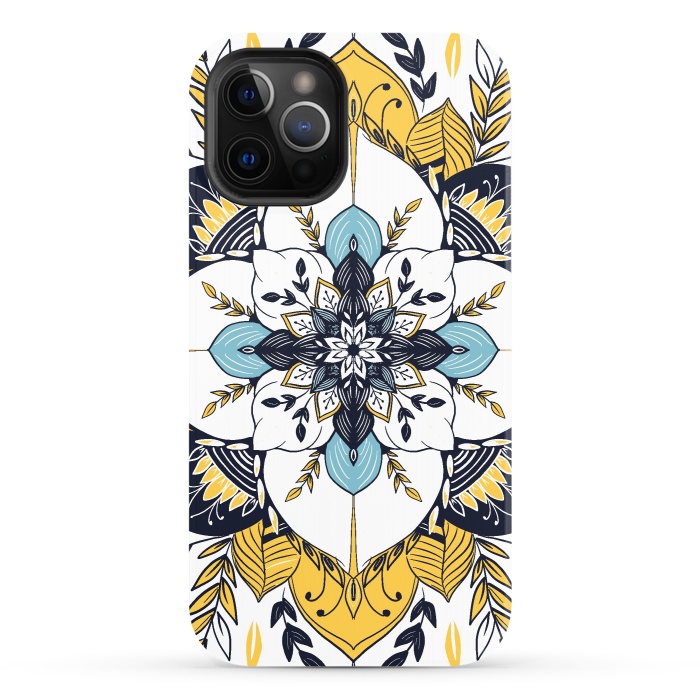 iPhone 12 Pro StrongFit Stained Glass Boho by Rose Halsey