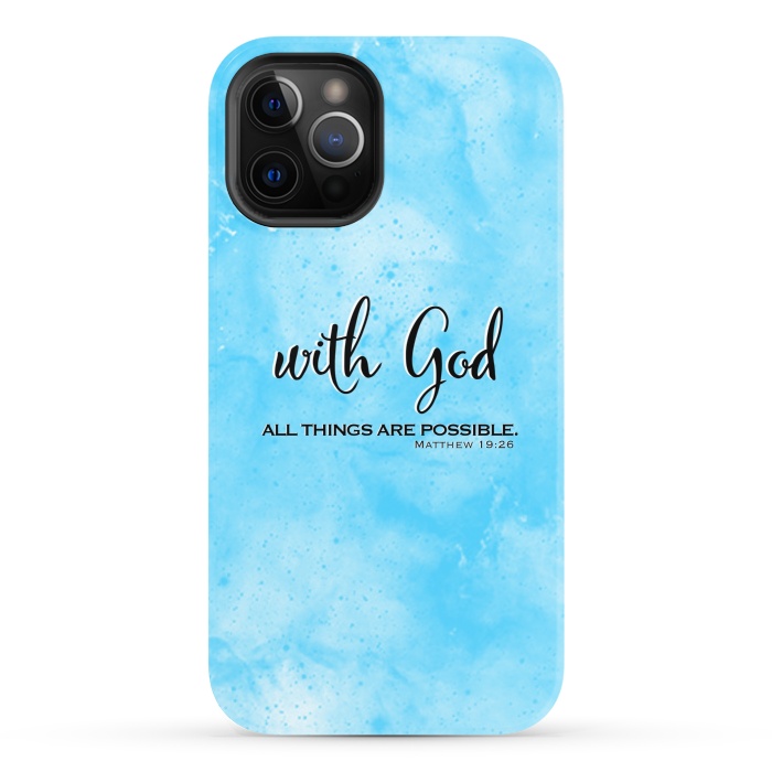 iPhone 12 Pro StrongFit With God by Jms