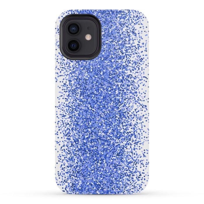 iPhone 12 mini StrongFit Blue Sparkles by Martina