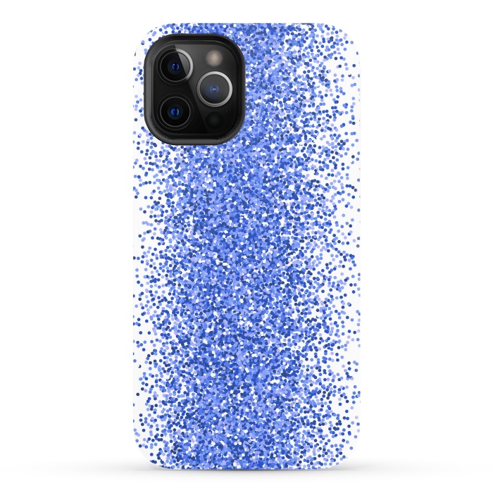 iPhone 12 Pro StrongFit Blue Sparkles by Martina