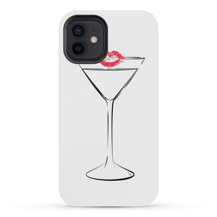 iPhone 12 mini StrongFit Martini Kiss by Martina