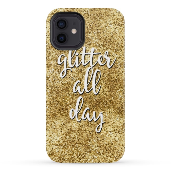 iPhone 12 mini StrongFit Glitter all Day by Martina