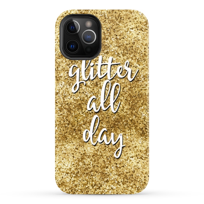 iPhone 12 Pro StrongFit Glitter all Day by Martina