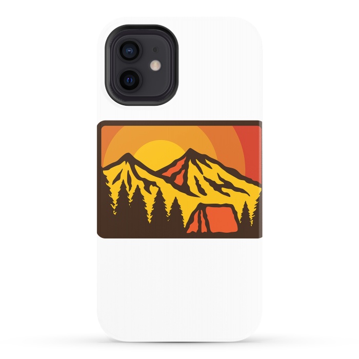 iPhone 12 StrongFit Camping Sunrise by Afif Quilimo