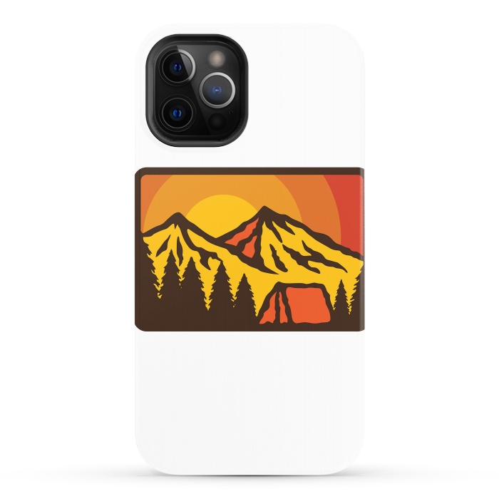 iPhone 12 Pro StrongFit Camping Sunrise by Afif Quilimo