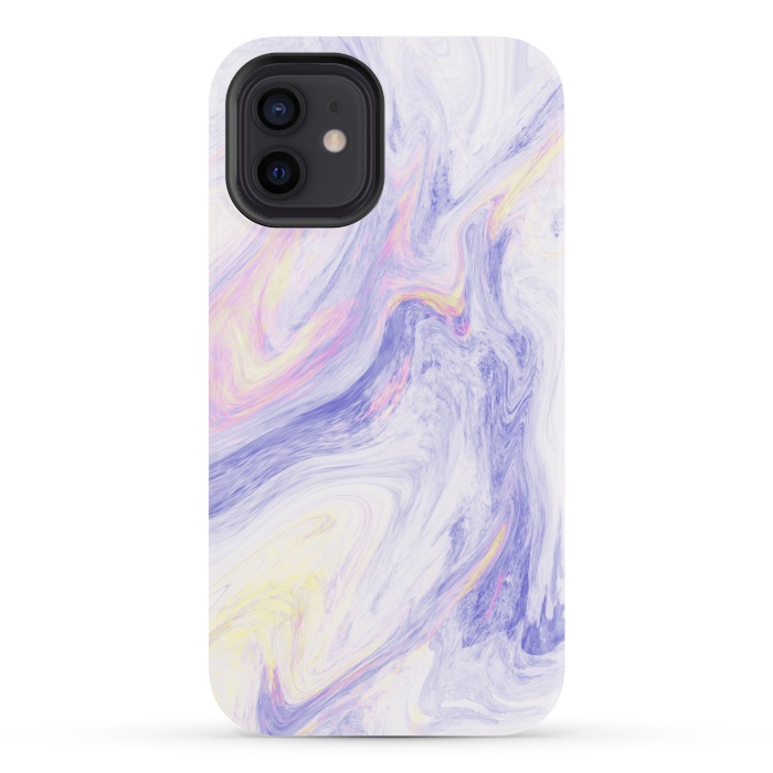 iPhone 12 StrongFit Unicorn Marble by Rose Halsey