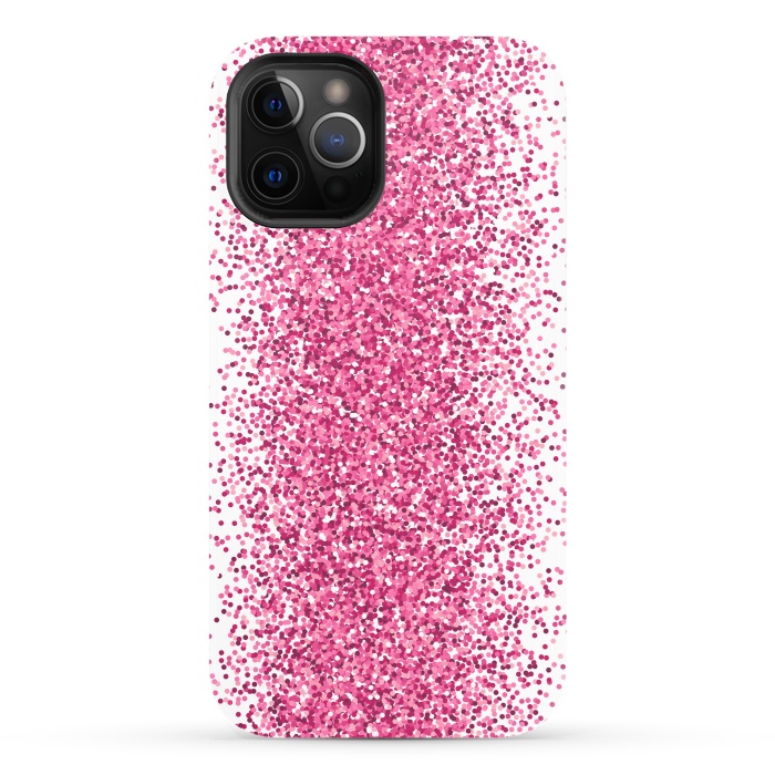 iPhone 12 Pro StrongFit Pink Sparkles by Martina