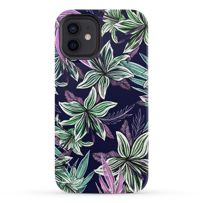 iPhone 12 mini StrongFit Floral Lilly  by Rose Halsey