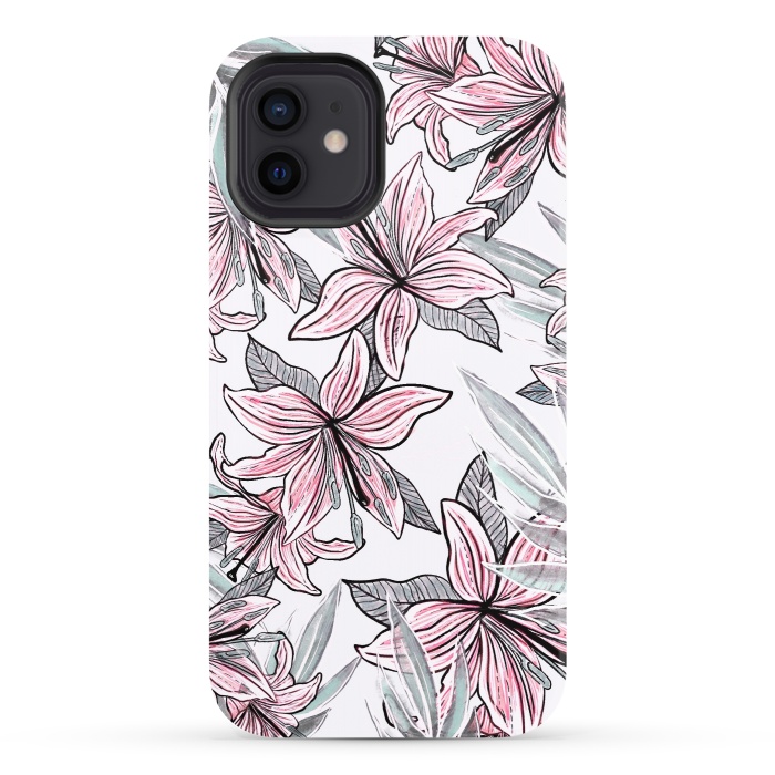 iPhone 12 StrongFit Beautiful Lilly by Rose Halsey