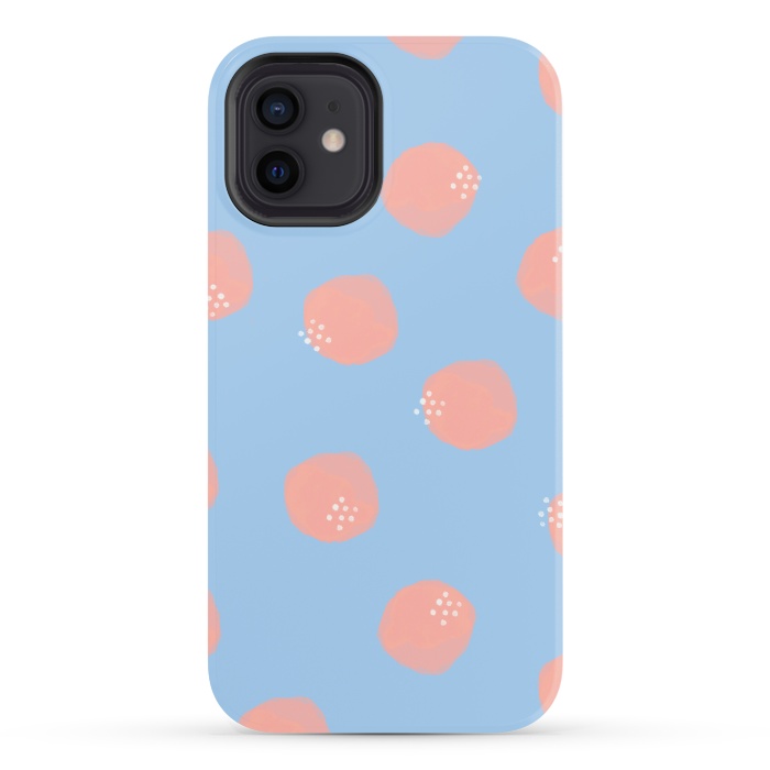 iPhone 12 StrongFit Simple dots by lauradidthis
