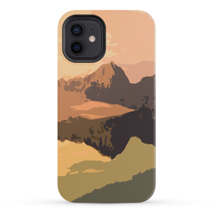 iPhone 12 mini StrongFit Mountain Journey by Creativeaxle