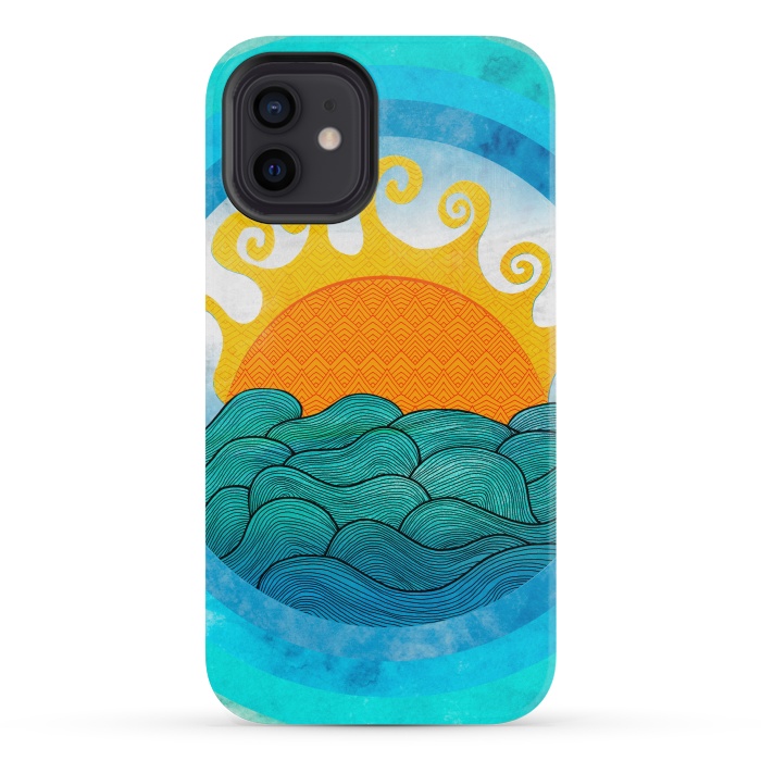 iPhone 12 mini StrongFit A Happy Day II by Pom Graphic Design