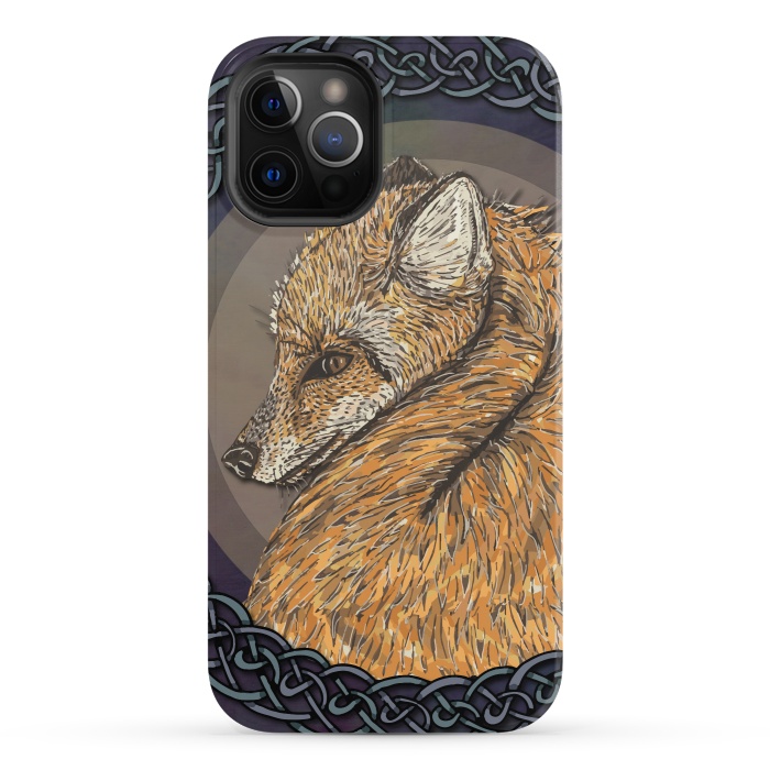 iPhone 12 Pro StrongFit Celtic Fox by Lotti Brown