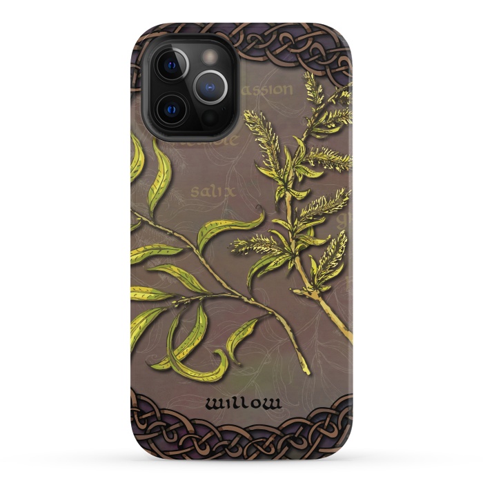 iPhone 12 Pro StrongFit Celtic Willow by Lotti Brown