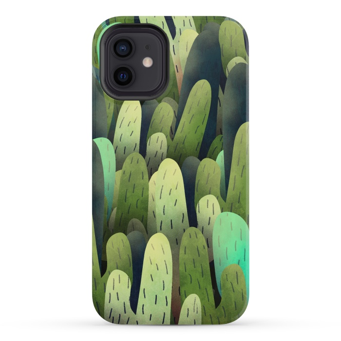 iPhone 12 mini StrongFit The cactus fields  by Steve Wade (Swade)