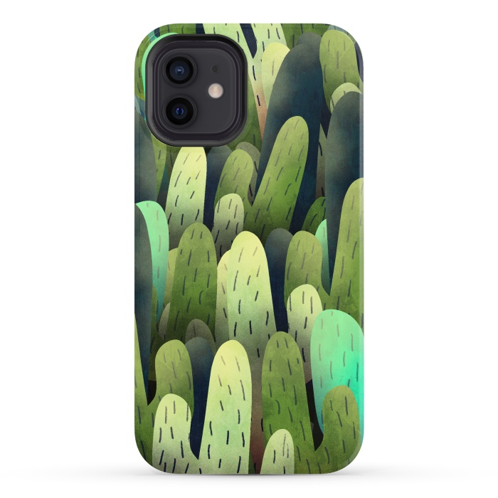 iPhone 12 StrongFit The cactus fields  by Steve Wade (Swade)