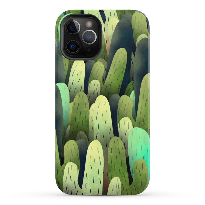 iPhone 12 Pro StrongFit The cactus fields  by Steve Wade (Swade)