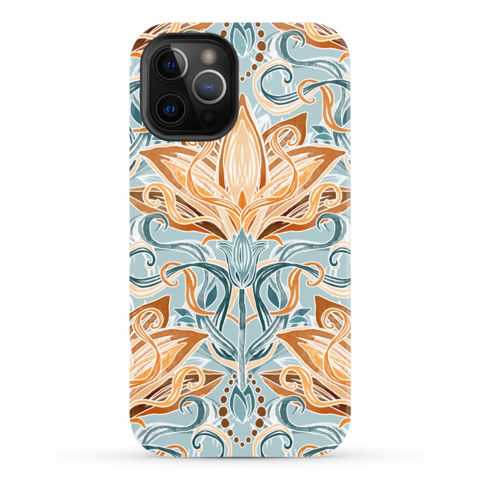 iPhone 12 Pro StrongFit Autumn Afternoon Art Nouveau  by Micklyn Le Feuvre