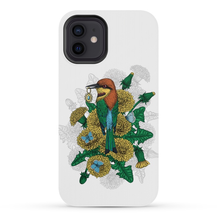 iPhone 12 mini StrongFit The bee eater with the golden pendant by Katerina Kirilova