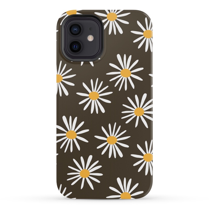 iPhone 12 mini StrongFit New Daisies by Majoih