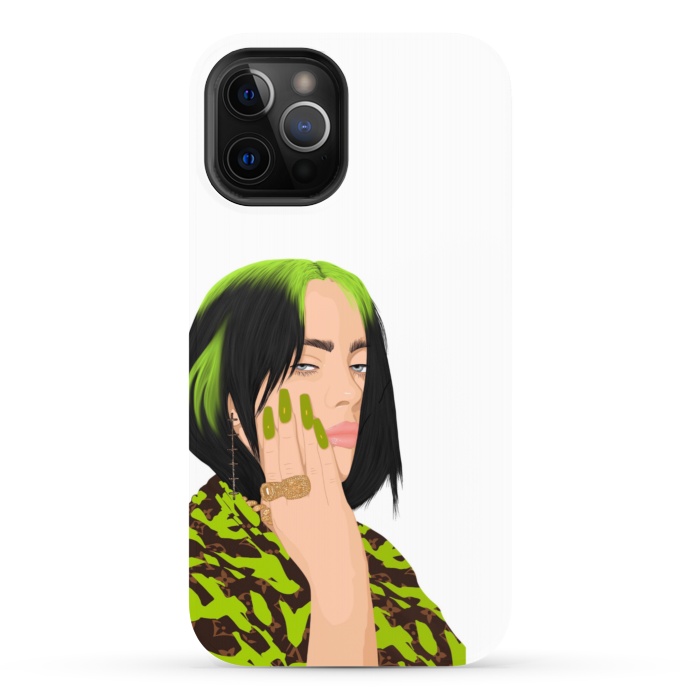 iPhone 12 Pro StrongFit Billie eilish green by Jms
