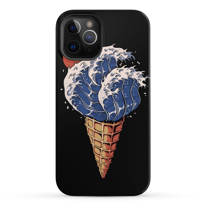 iPhone 12 Pro StrongFit Kanagawa Ice Cream  by Ilustrata