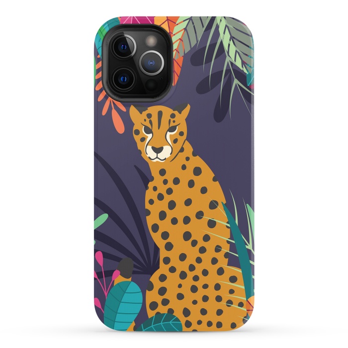 iPhone 12 Pro StrongFit Cheetah sitting in the wild by Jelena Obradovic
